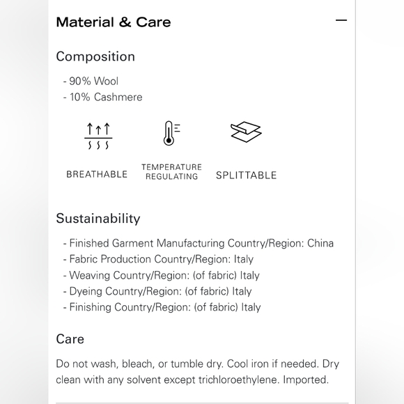 Theory Wrap Coat in Double-Face Wool-Cashmere, size S - Picture 8 of 14